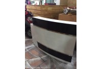 Thanh lý quầy lễ tân trắng đen mặt đá hoa cương